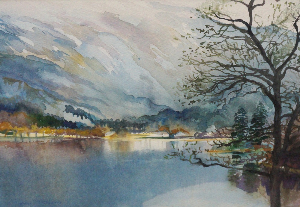 JEAN S CHEYNE
Loch Achray, watercolour, signed lower left, 31.6cm x 23.7cm