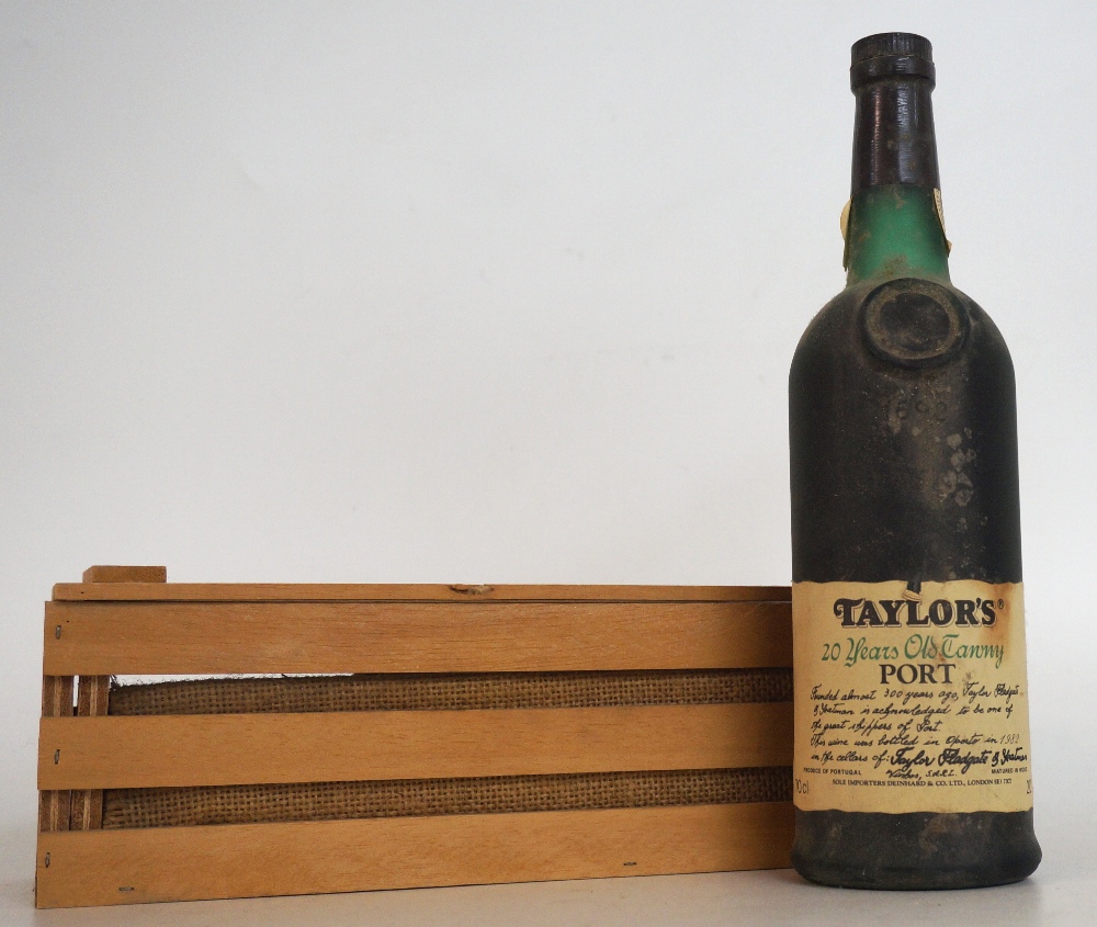 TAYLOR'S 20 YEARS OLD TAWNY PORT
1 bottle.  Taylor's 20 Years Old Tawny Port.  Bottled in Oporto