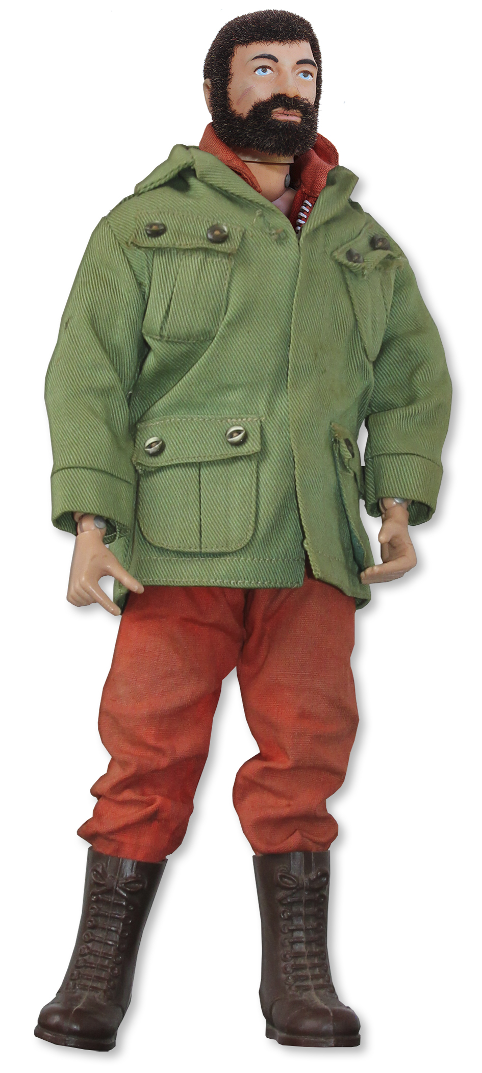 1964 G.I. Joe Prototype Action Figure -- ``Action Soldier`` With Original Hair Flocking -- From The
