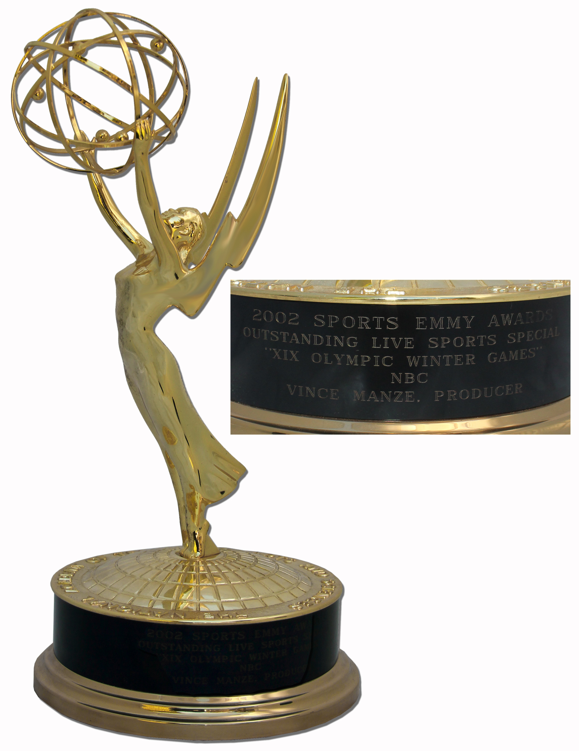 Stunning 2002 Winter Olympics Sports Emmy Brilliant Emmy Award, presented at the 2002 Sports Emmy