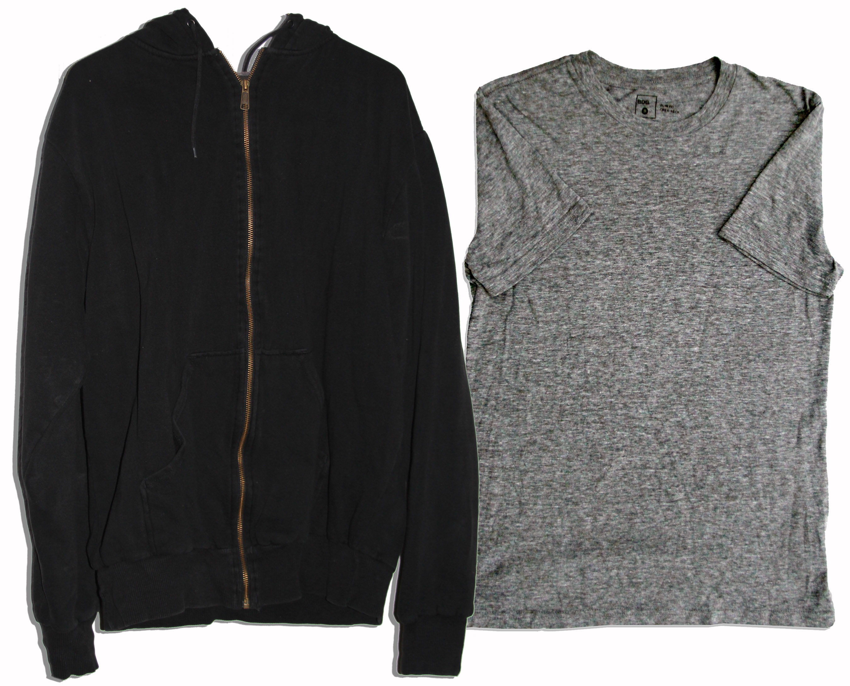 Christian Bale Screen-Worn Shirt & Hooded Sweatshirt From ``Out of the Furnace`` Christian Bale