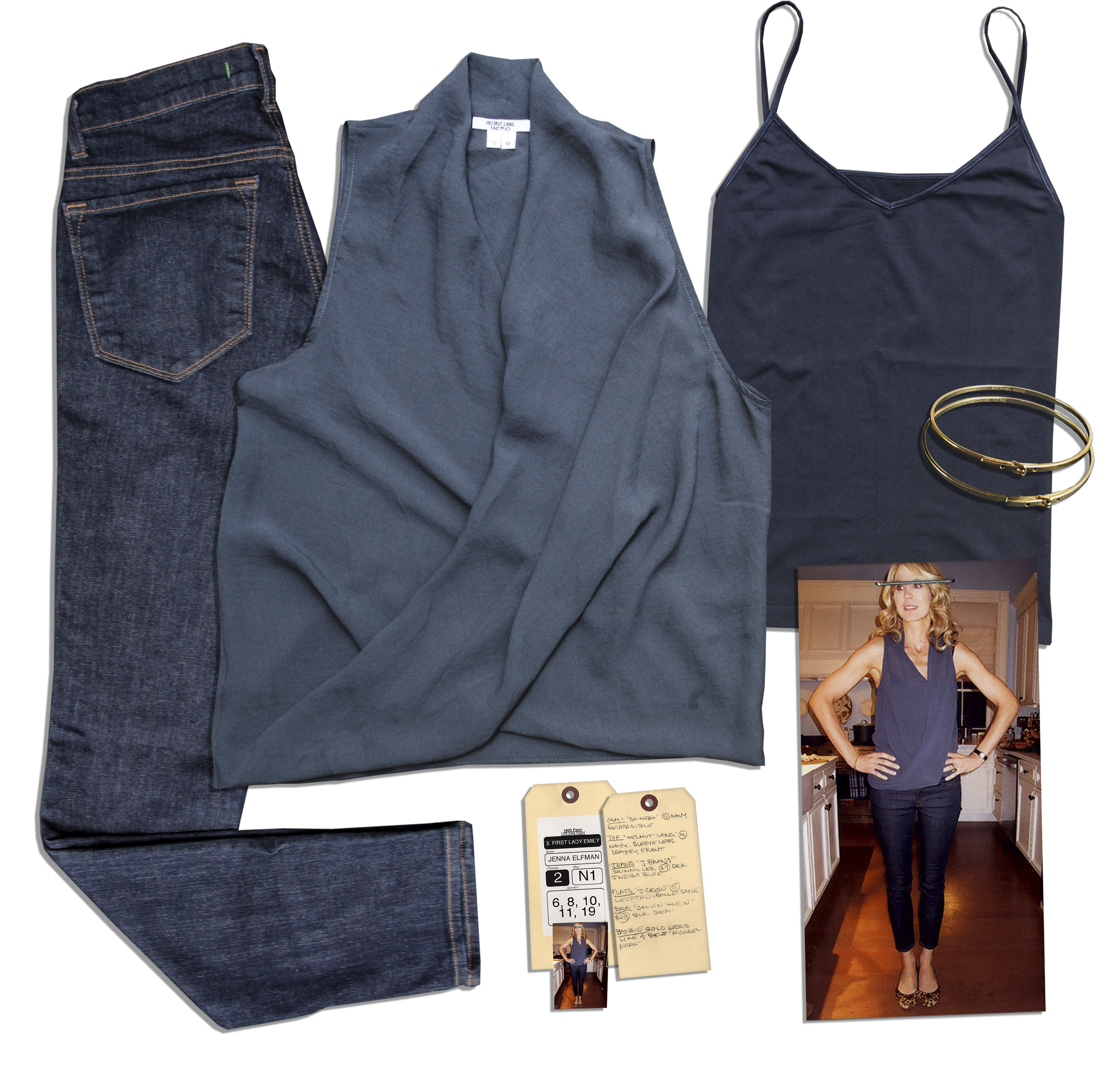 Jenna Elfman Screen-Worn Wardrobe Ensemble From ``1600 Penn`` -- With Wardrobe Department`s Tag,