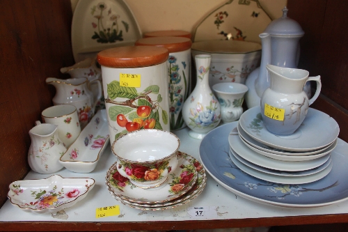 SECTION 17.  Various ceramics including Royal Crown Derby `Posies`, `Portmeirion`, `Botanic