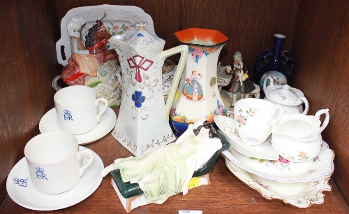 SECTION 42.  A Royal Doulton figure, `Sleeping Beauty`, together with other ceramics.