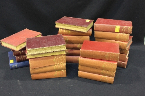 The complete works of Charles Dickens, 17 volumes, gilt tooled red cloth boards, together with