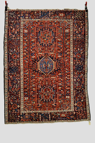 Attractive Karaja rug, north west Persia, about 1930s, 6ft. 5in. x 4ft. 10in. 1.96m. x 1.47m. Note
