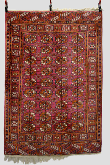 Tekke Turkmen rug, Khorasan, north east Persia, mid-20th century, 6ft. 11in. x 4ft. 8in. 2.11m. x