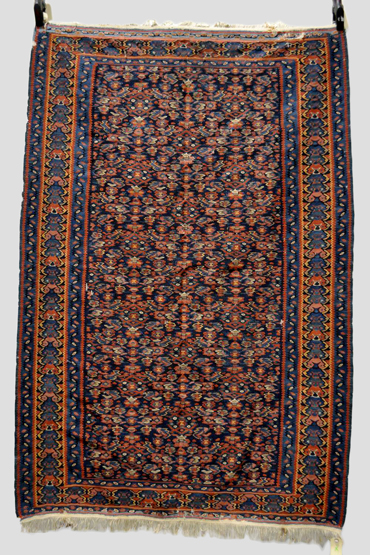 Senneh ghileem, north west Persia, early 20th century, 5ft. 2in. x 3ft. 7in. 1.58m. x 1.09m. Overall