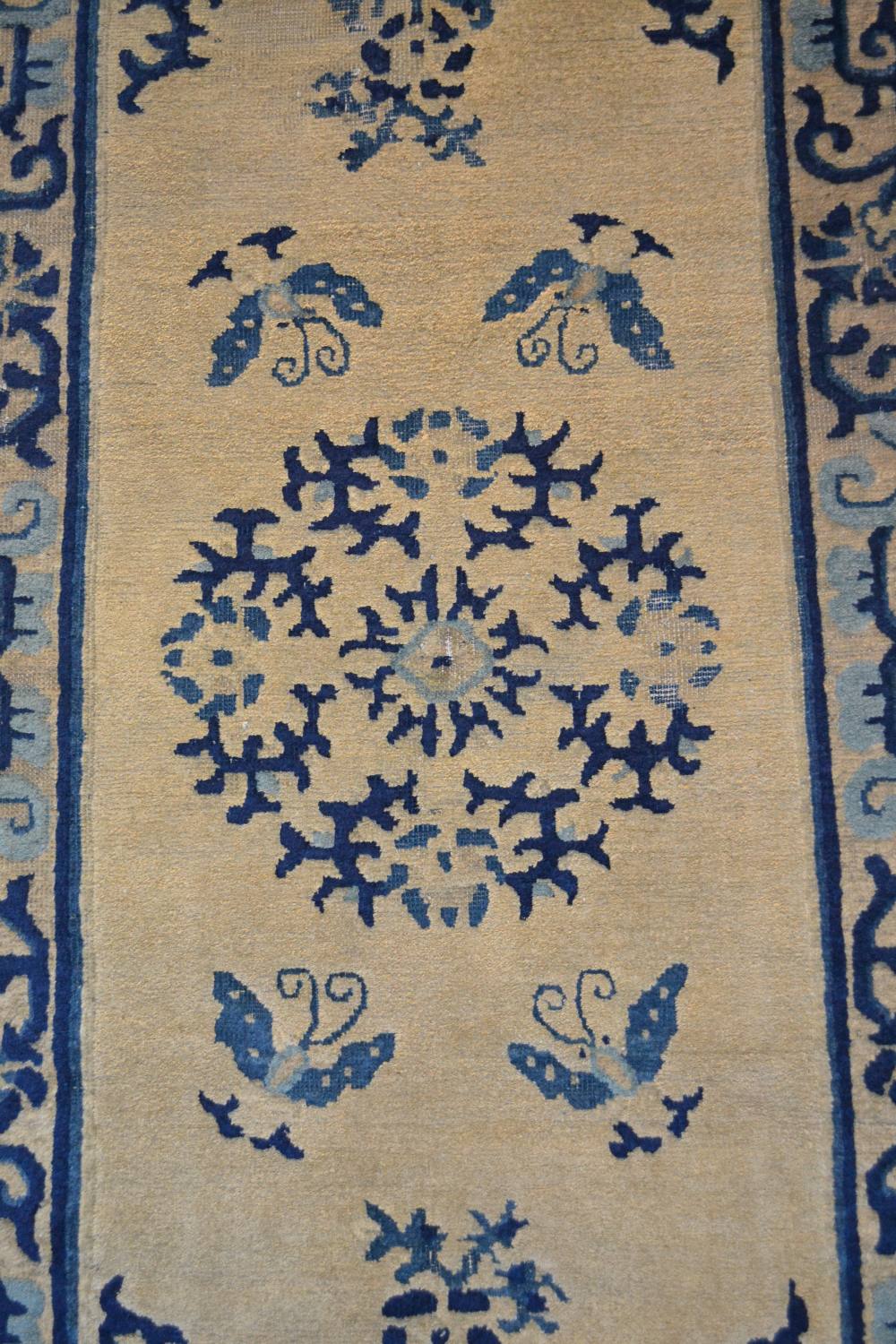 Baotou-Suiyuan rug, north west China, early 20th century, 4ft. 10in. x 2ft. 8in. 1.47m. x 0.81m. - Image 4 of 6
