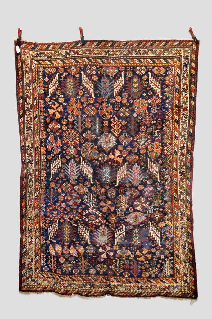 Good Luri rug, Fars, south west Persia, late 19th/early 20th century, 8ft. 5in. x 5ft. 9in. 2.56m. x