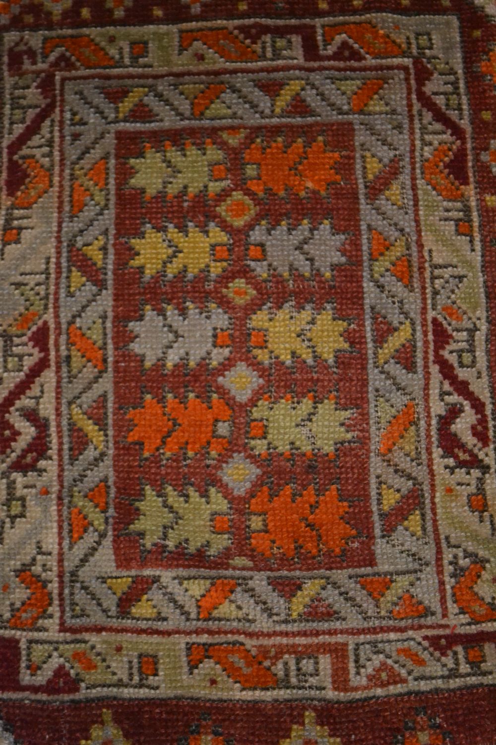 Kirshehir yastik, central Anatolia, late 19th century, 3ft. 2in. x 1ft. 11in. 0.97m. x 0.59m. - Image 4 of 5