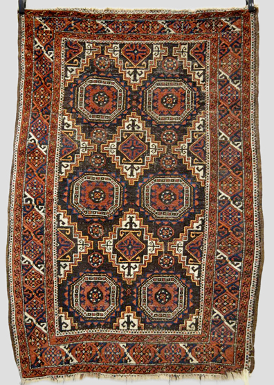 Baluchi rug, Salar Khani, north east Persia, about 1920-30s, 5ft. 8in. x 3ft. 11in. 1.73m. x 1.