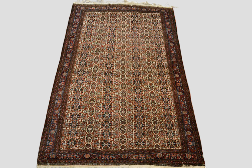 Afshar carpet, Kerman area, south west Persia, about 1940-50s, 12ft. 2in. x 7ft. 11in. 3.71m. x 2.