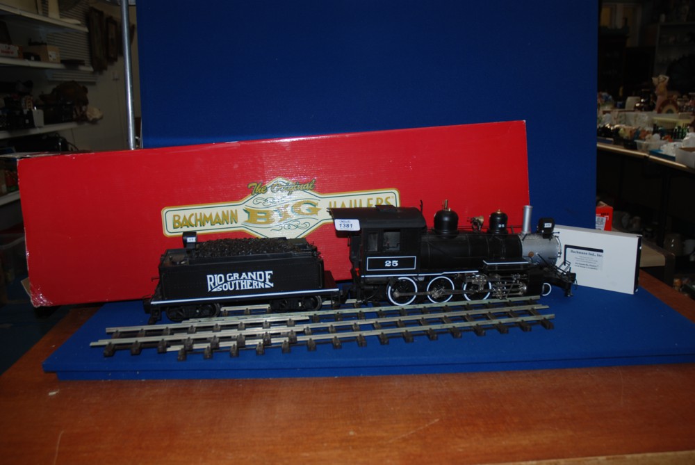 A boxed Bachman model Steam Locomotive (Rio Grande Southern)