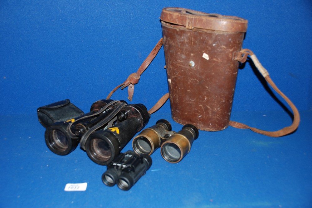 A Barr and Stroud 7 x 50 CF41 Glasgow and London pair of Binoculars serial No 77985 complete with