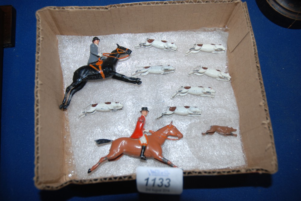 A Small Set of Britain's Lead Hunt Figures from 'Full Cry' Originally Issued in 1926 Comprising a