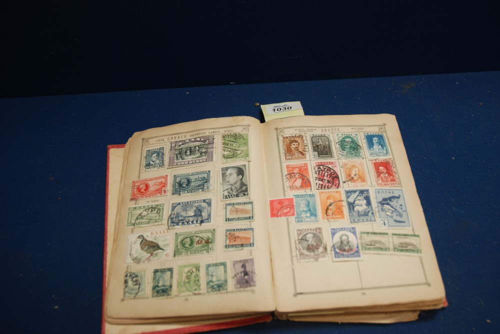 A Lincoln stamp Album, cover a/f