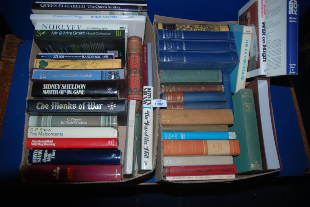 Two Boxes of Books: Joseph Conrad, Moore etc.