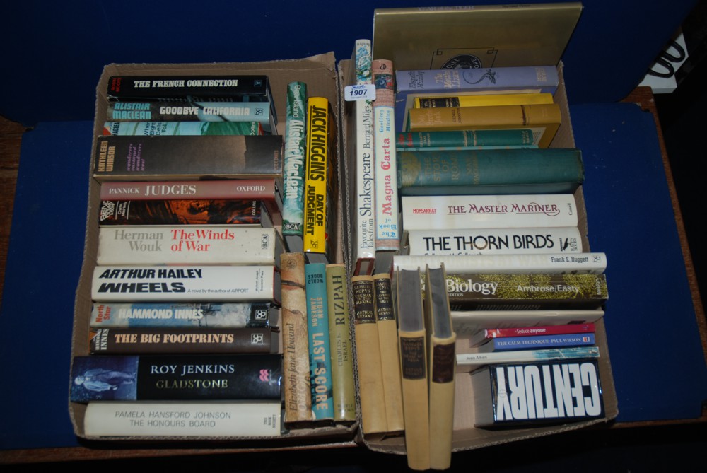 Two Boxes of Books: Gladstone, Biology etc.