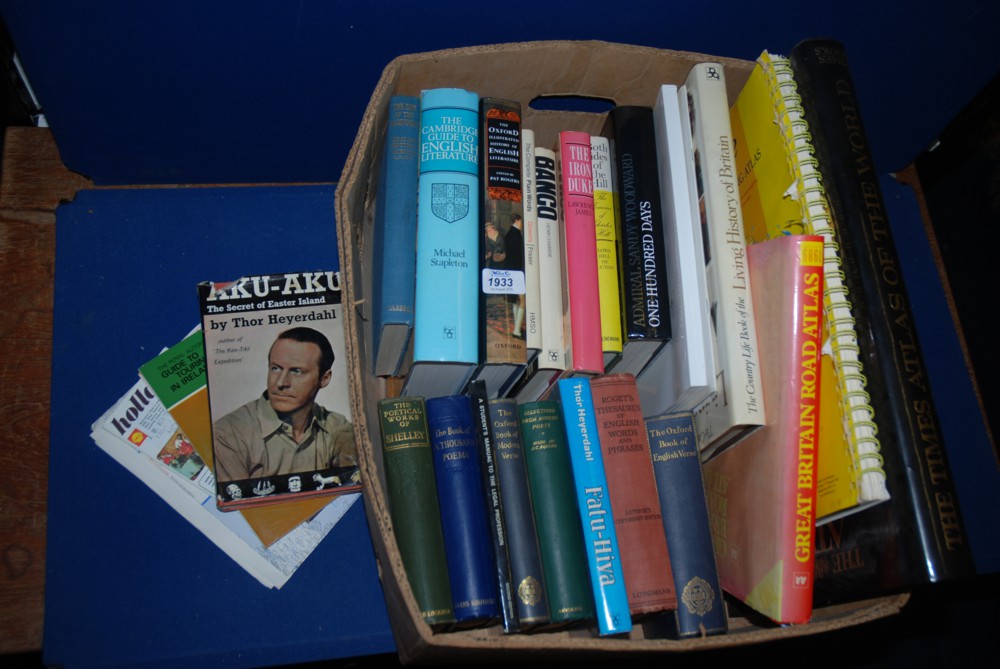 A Box of Books: Sandy Woodward, Time Atlas World etc.