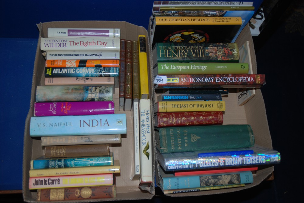 Two Boxes of Books:India, Astronomy Encyclopaedia etc.