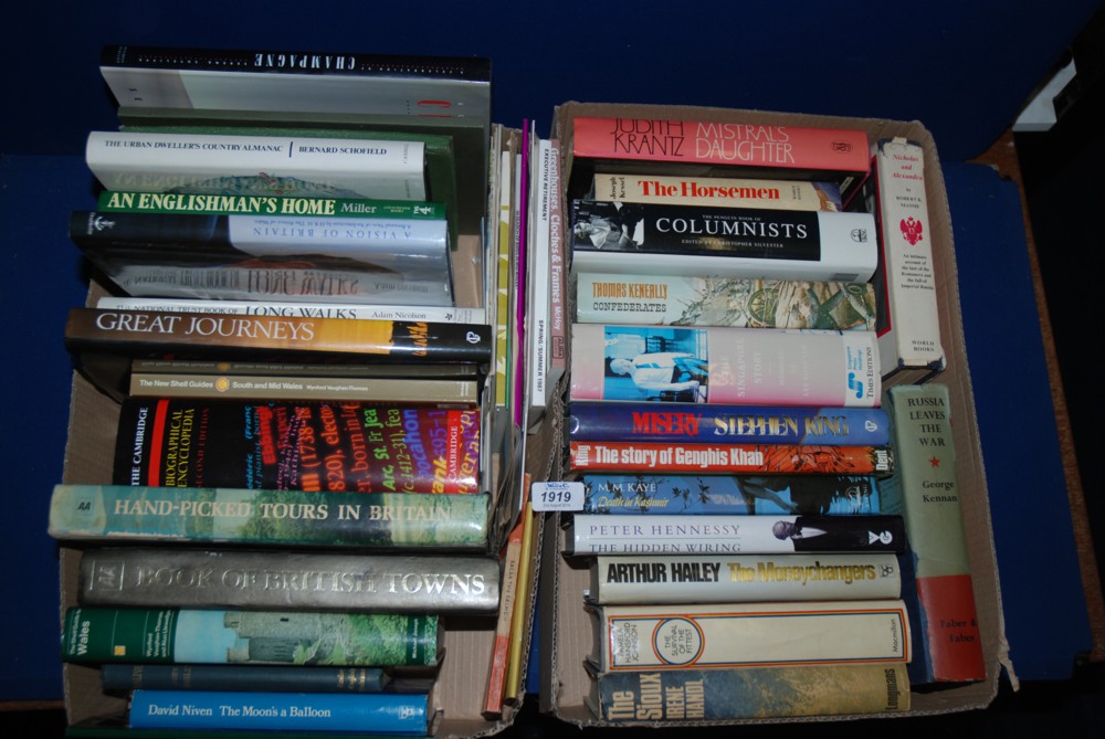 Two Boxes of Books: UK Travel, Columnists etc.