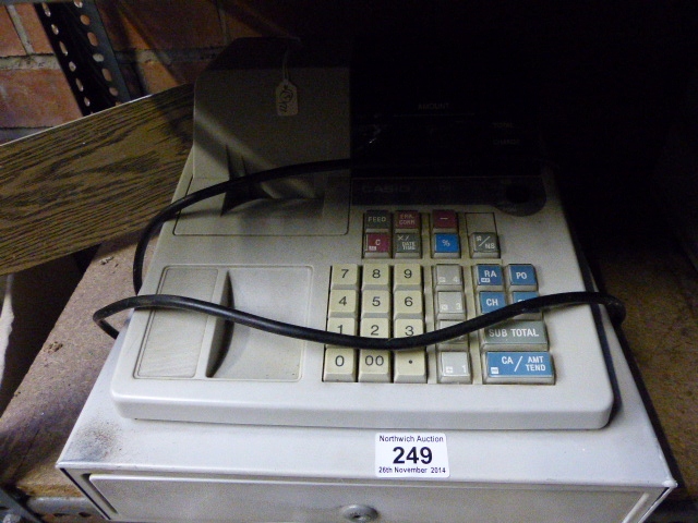 Push button Casio 150CR shop cash register ~ lacking key