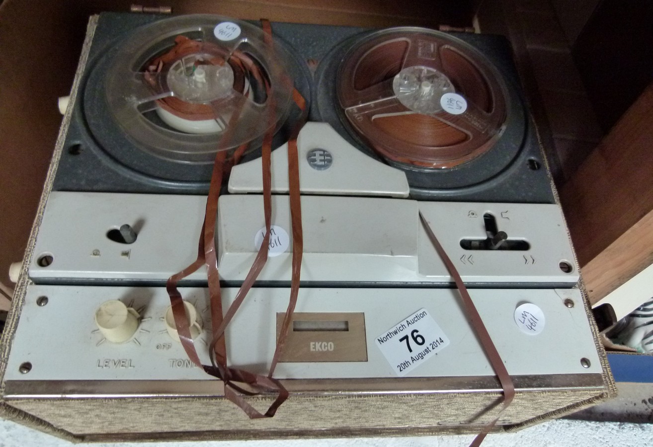 Ekco reel to reel tape player