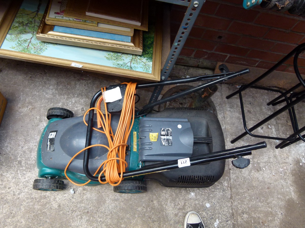 Powerbase electric lawn mower