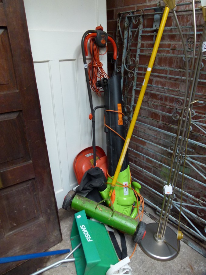 Flymo lawnmower, leaf blower and other garden equipment