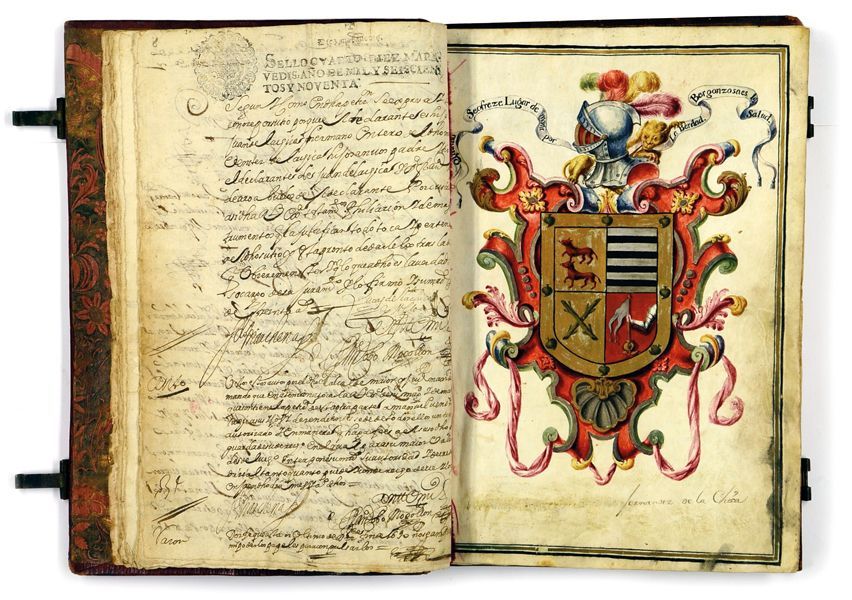 Real Executoria ganada en el Año D. 1399. Spanische Handschrift auf Papier. 2 Teile in 1 Band.