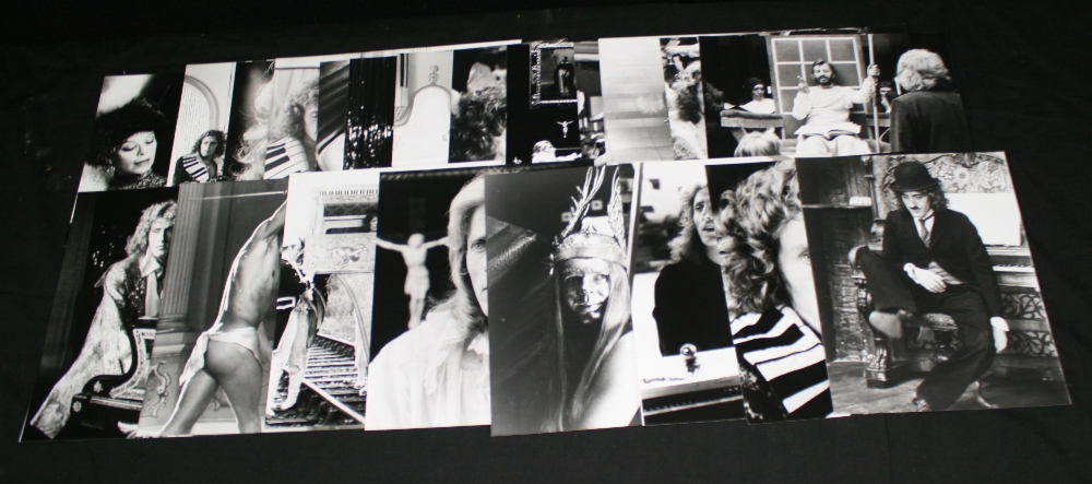 THE WHO - Roger Daltrey collection of 21 x b/w stills (10``x8``) taken from the 1975 film `