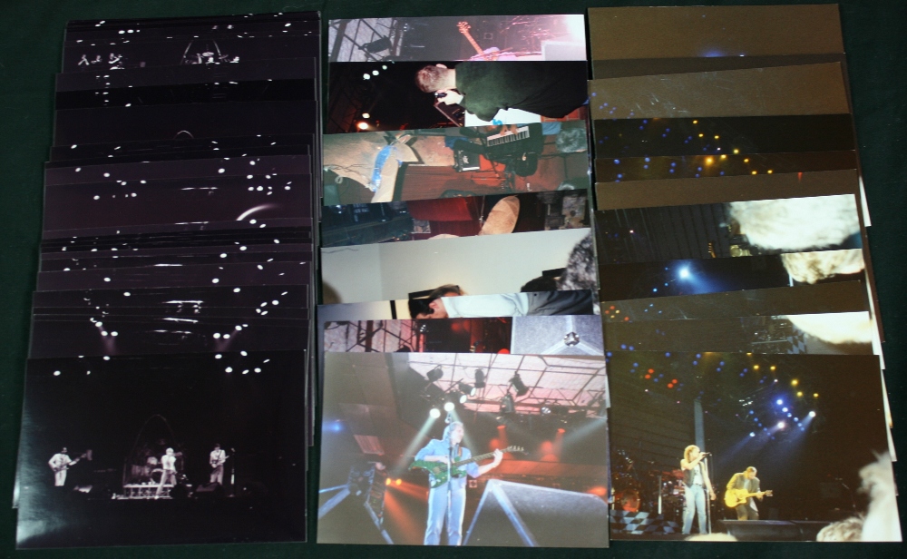 THE WHO - collection of photographs and negatives of The Who from the 1980`s plus John Entwistle