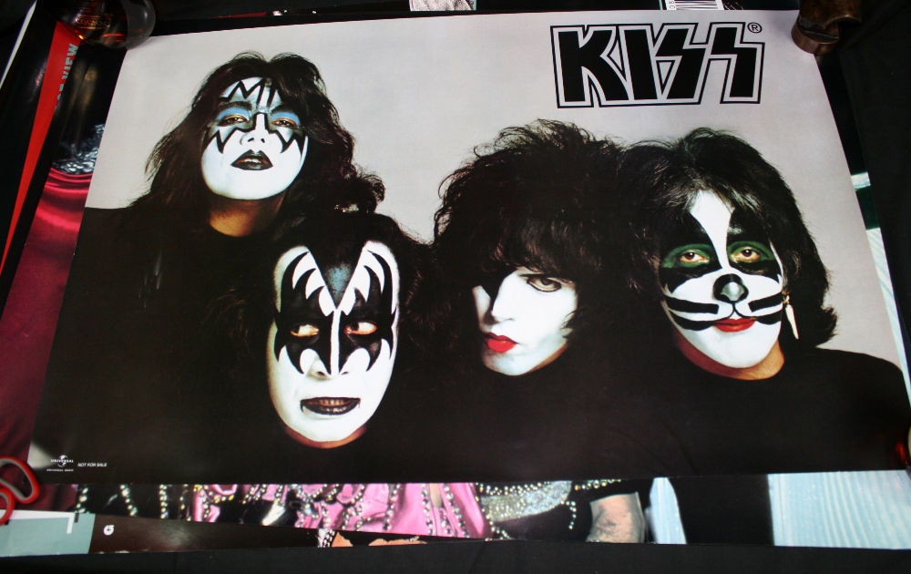 KISS - set of eight KISS mainly recent promo posters to include ``Detroit Rock City, Kiss The Rules