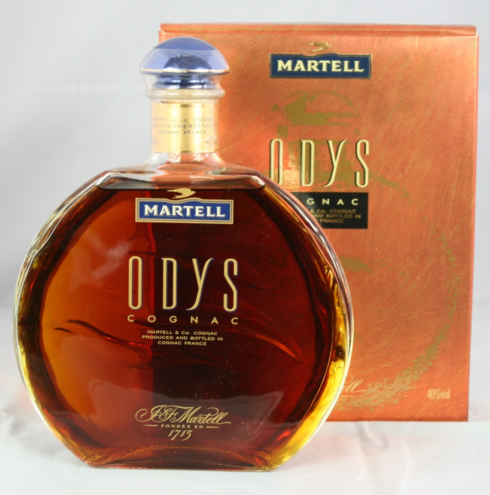 MARTELL - bottle of J & F Martell Odys Cognac, boxed (70cl/40%).