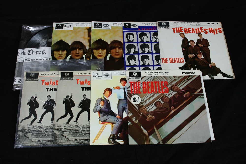 EPs - Collection of 8 x LPs & 1 x interview picture disc pack to include Twist & Shout x 2