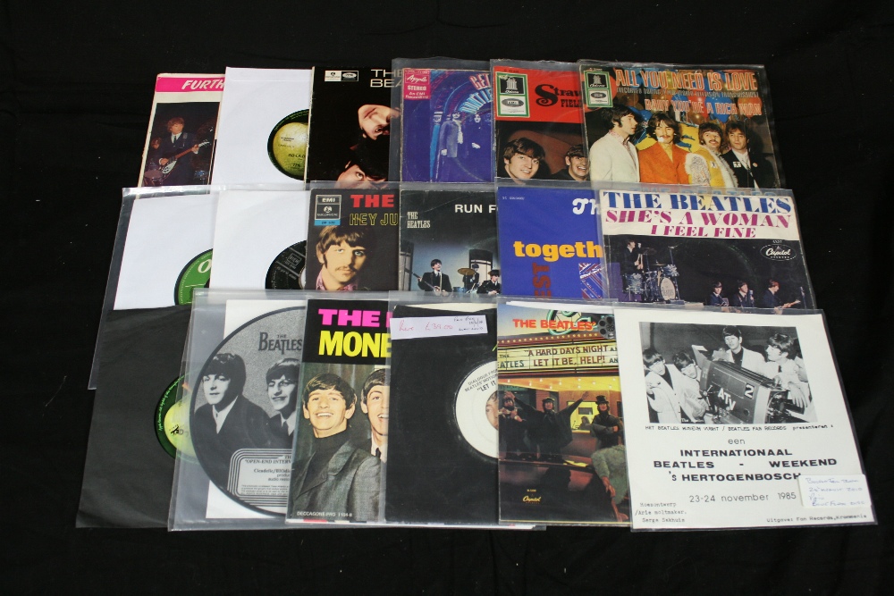 OVERSEAS SINGLES & EPs - Collection of 18 x 7" to include Further Requests (Australian EP),