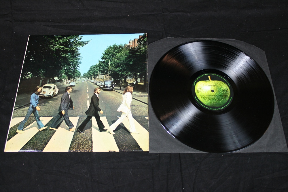 BEATLES ABBEY ROAD - UK mispress (PCS 7088) with misaligned Apple logo on rear of sleeve &