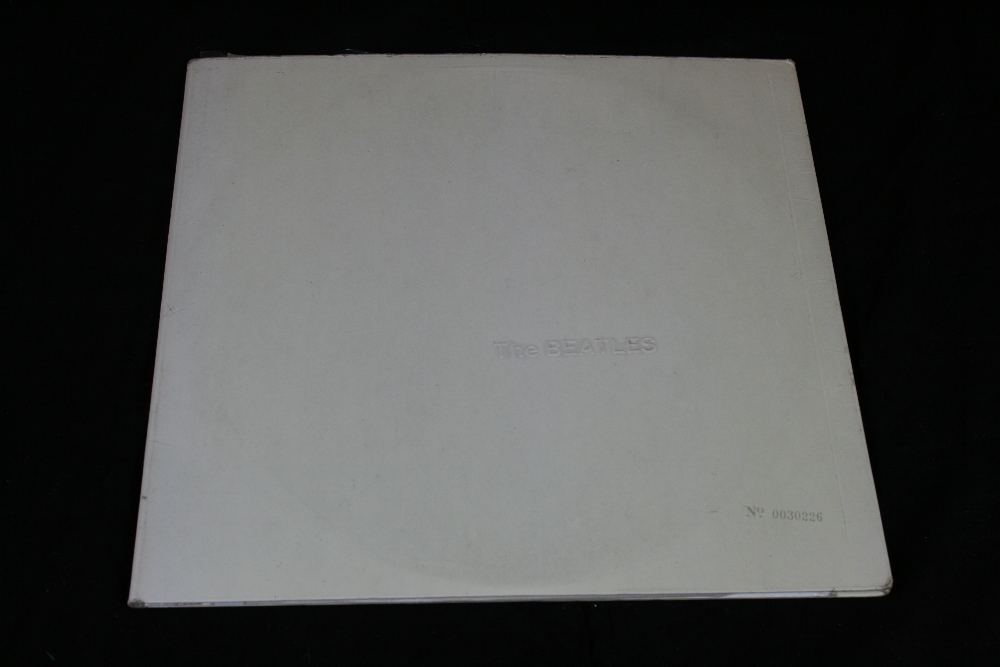 LOW NUMBERED WHITE ALBUM - No. 0030226 of the UK Beatles white album (PMC 7067/8) in top opening