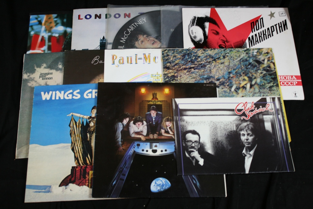 PAUL McCARTNEY & JOHN LENNON - Collection of 11 x 12`` & LP`s to include Paul McCartney -