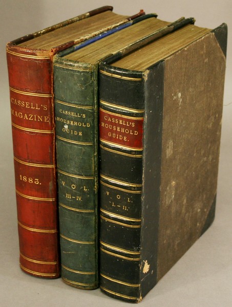 CASSELL`S HOUSEHOLD GUIDE, Vols. I-II and III-IV, published by Cassell, Petter & Galpin, London,