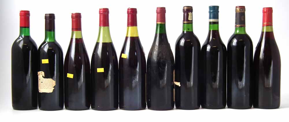 Ten bottles of wine  to include St Emilion 1981, Macon 1983, Marcilly 1981, Hospices de Beaune 1981, - Image 6 of 6