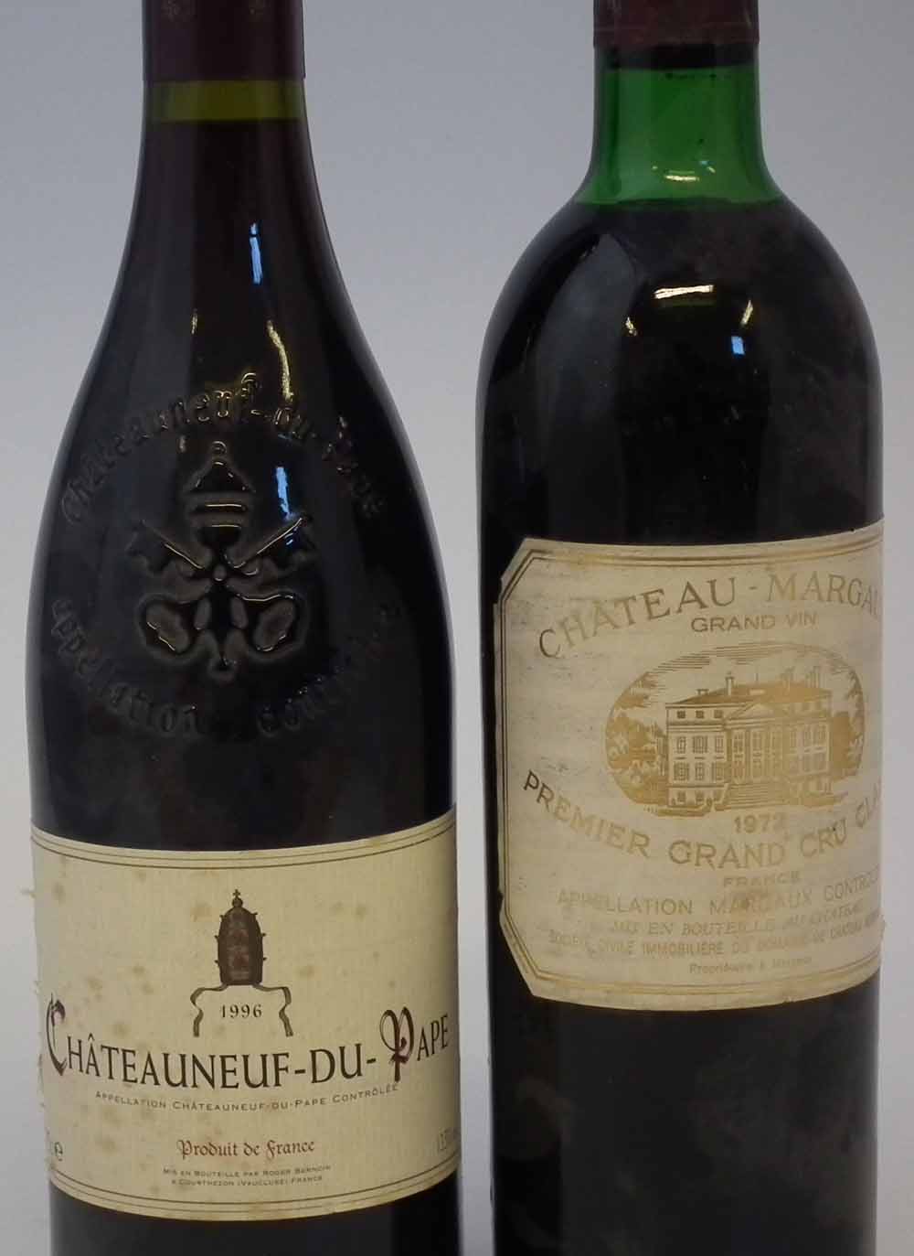 Two bottles of wine;   To include Chateau Margaux Grand Vin 1972 Premier Grand Cru Classe, also - Image 2 of 4