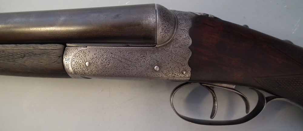 Westley Richards 12 bore side by side shotgun   with sleeved 26 3/4" barrels, fully engraved action, - Image 25 of 25