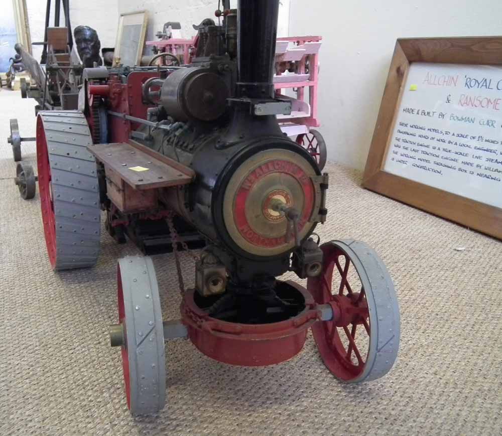 Live Steam traction engine `Allchin Royal Chester` with Ransome Threshing Box and Baler  1.5inches - Image 19 of 22