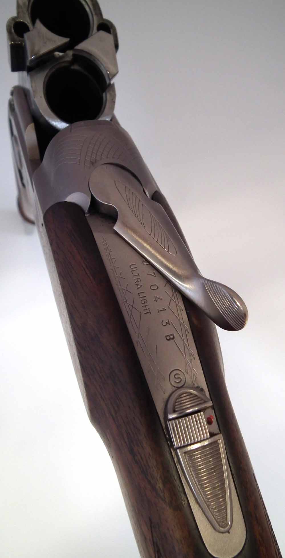 Beretta Ultra light 12 bore over and under shotgun,  serial number U70413B, with multi choke 71cm - Image 11 of 12