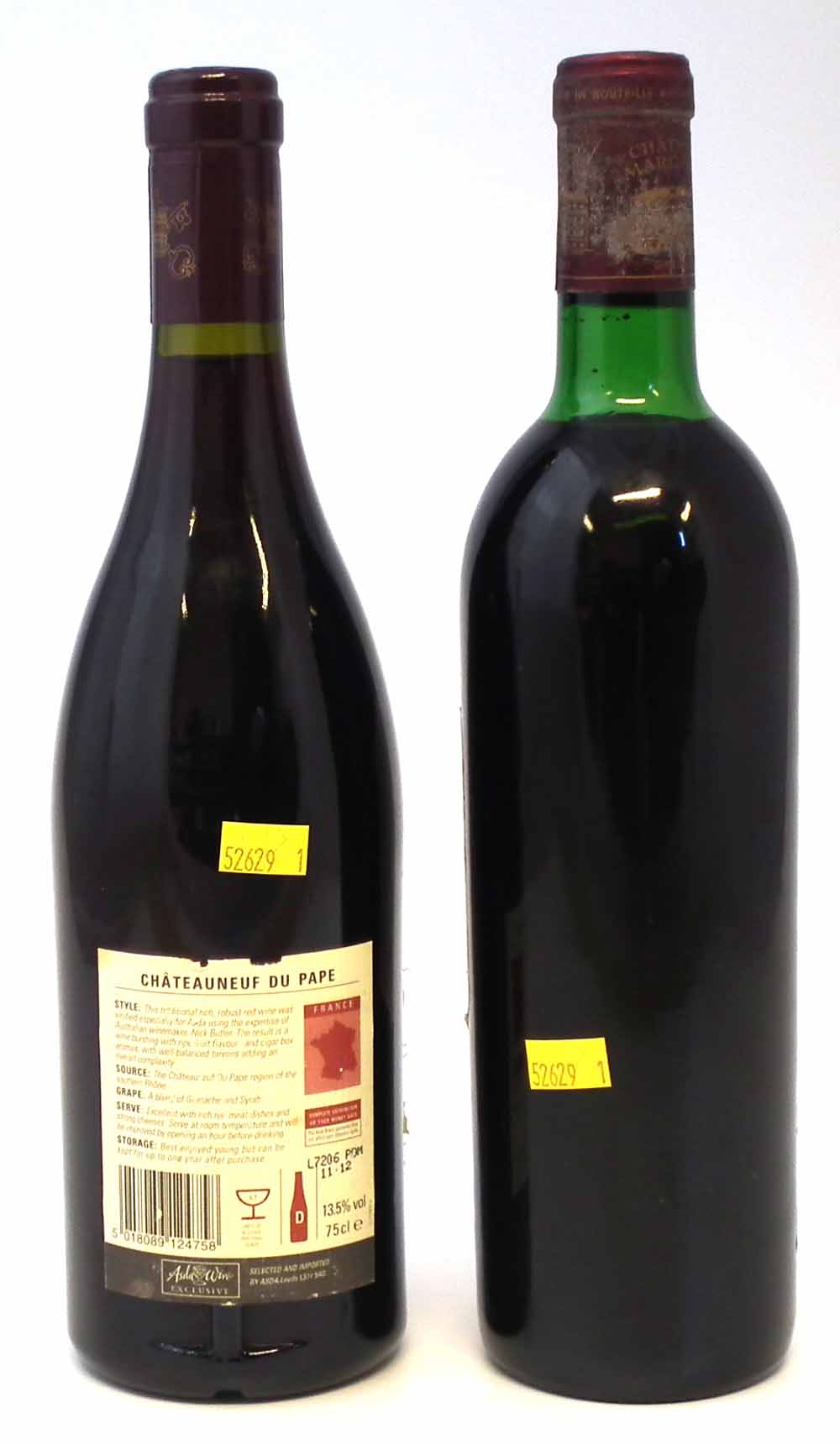 Two bottles of wine;   To include Chateau Margaux Grand Vin 1972 Premier Grand Cru Classe, also - Image 3 of 4