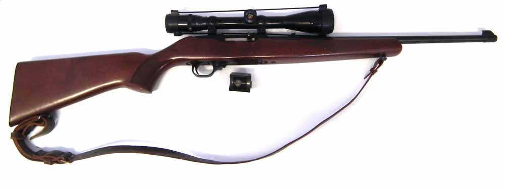 Ruger 10-22 semi automatic .22LR rifle  serial number 114-22255, with one rotary magazine, fitted - Image 2 of 9