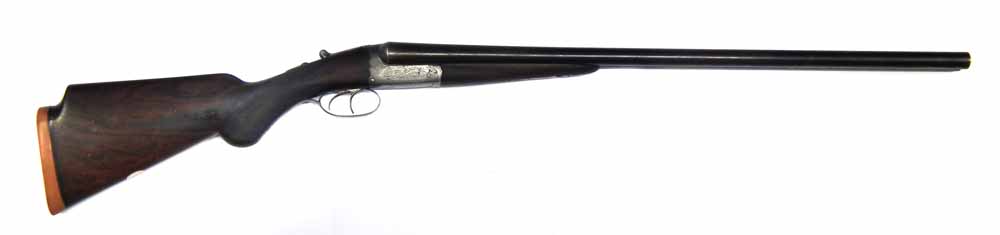 Westley Richards 12 bore side by side shotgun   with sleeved 26 3/4" barrels, fully engraved action,