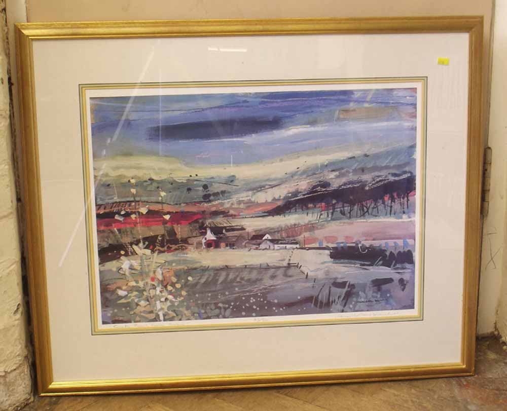 After Hamish MacDonald - South Banks Farm, Arran, signed limited edition print. Condition report: